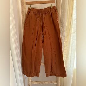 A New Day  (target) wide legged rust colored pants, size small
